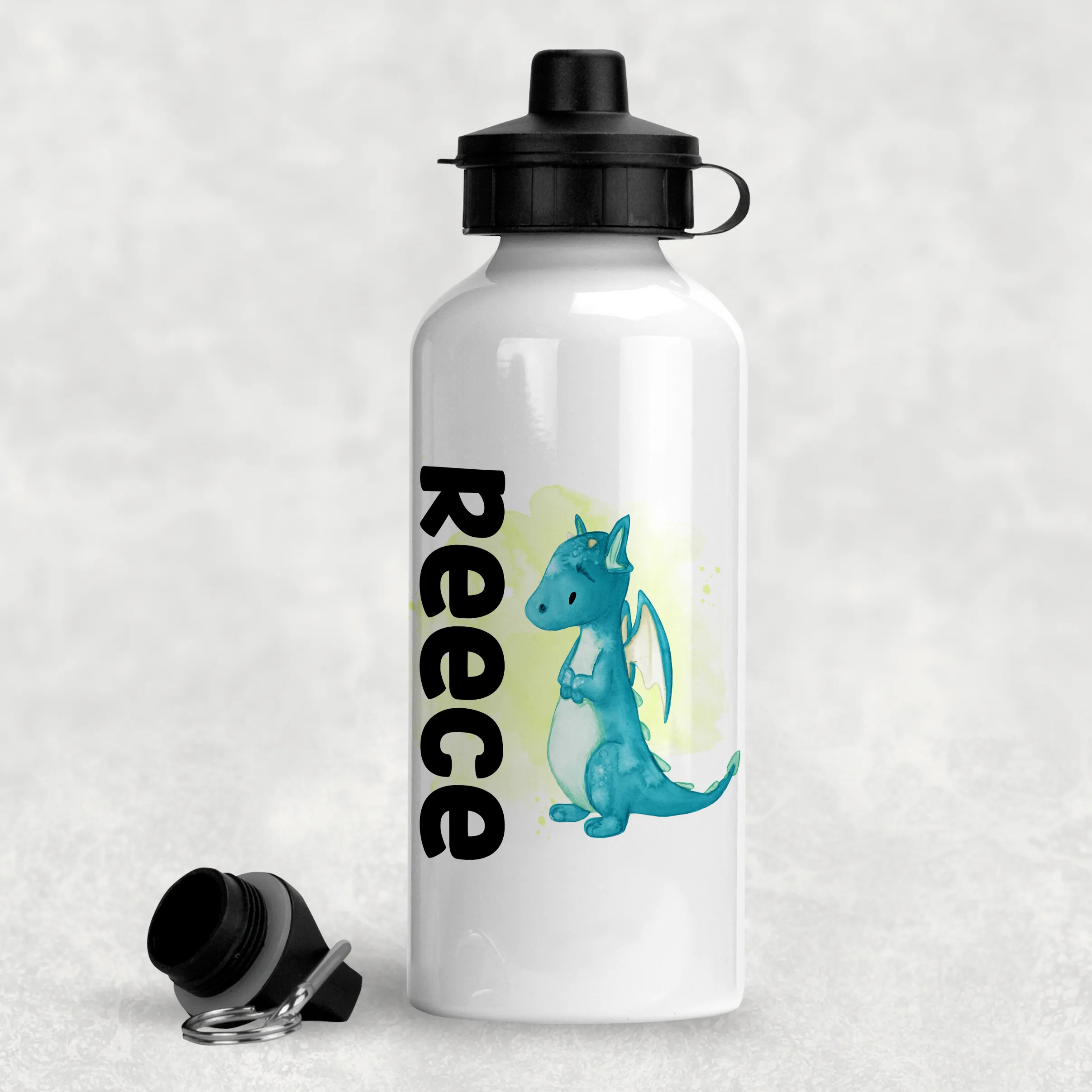 Dragon Personalised Aluminium Water Bottle 400/600ml