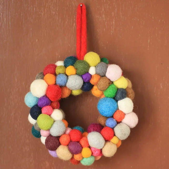 Felt Christmas Wreath