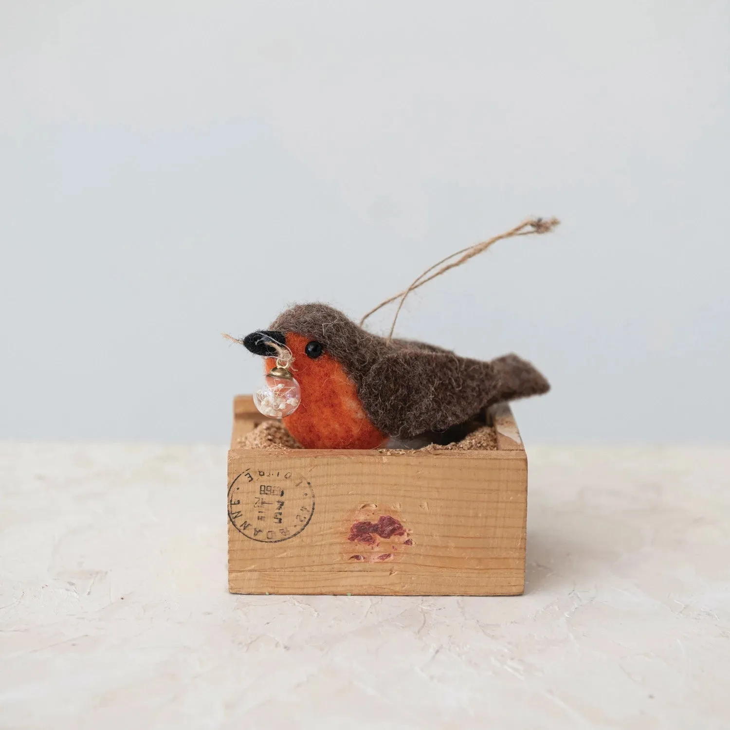 Felt Robin Ornament