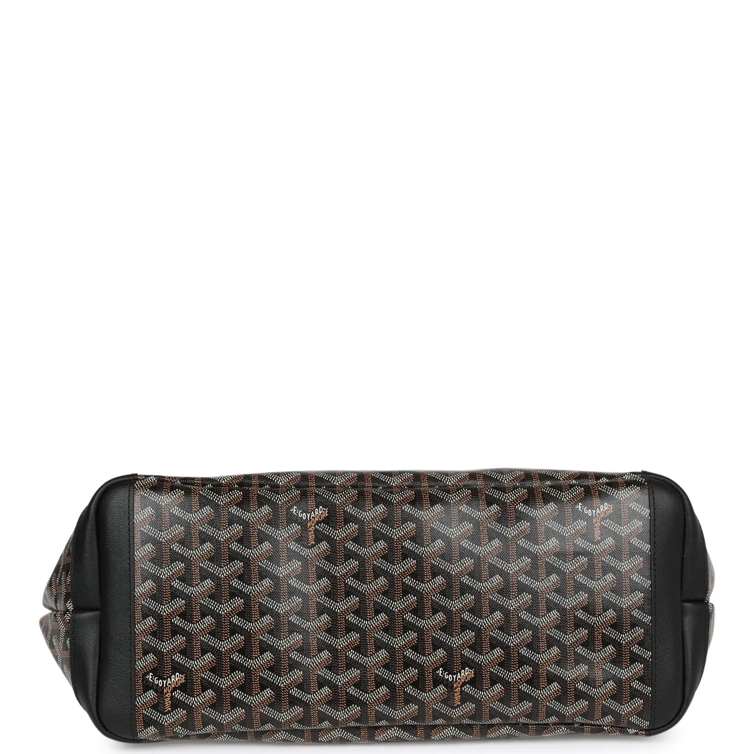 Goyard Goyardine Black Artois MM Tote Bag Silver Hardware