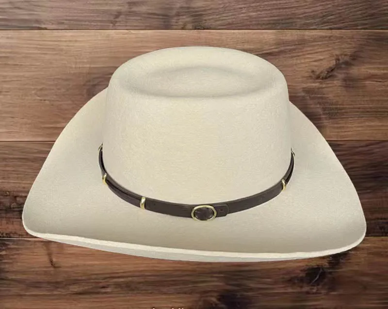 Open Road  Felt Cowboy Hat-Natural