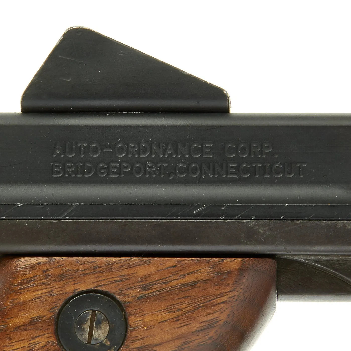 Original U.S. WWII Thompson M1A1 Display SMG with Paratrooper Drop Bag and Accessories