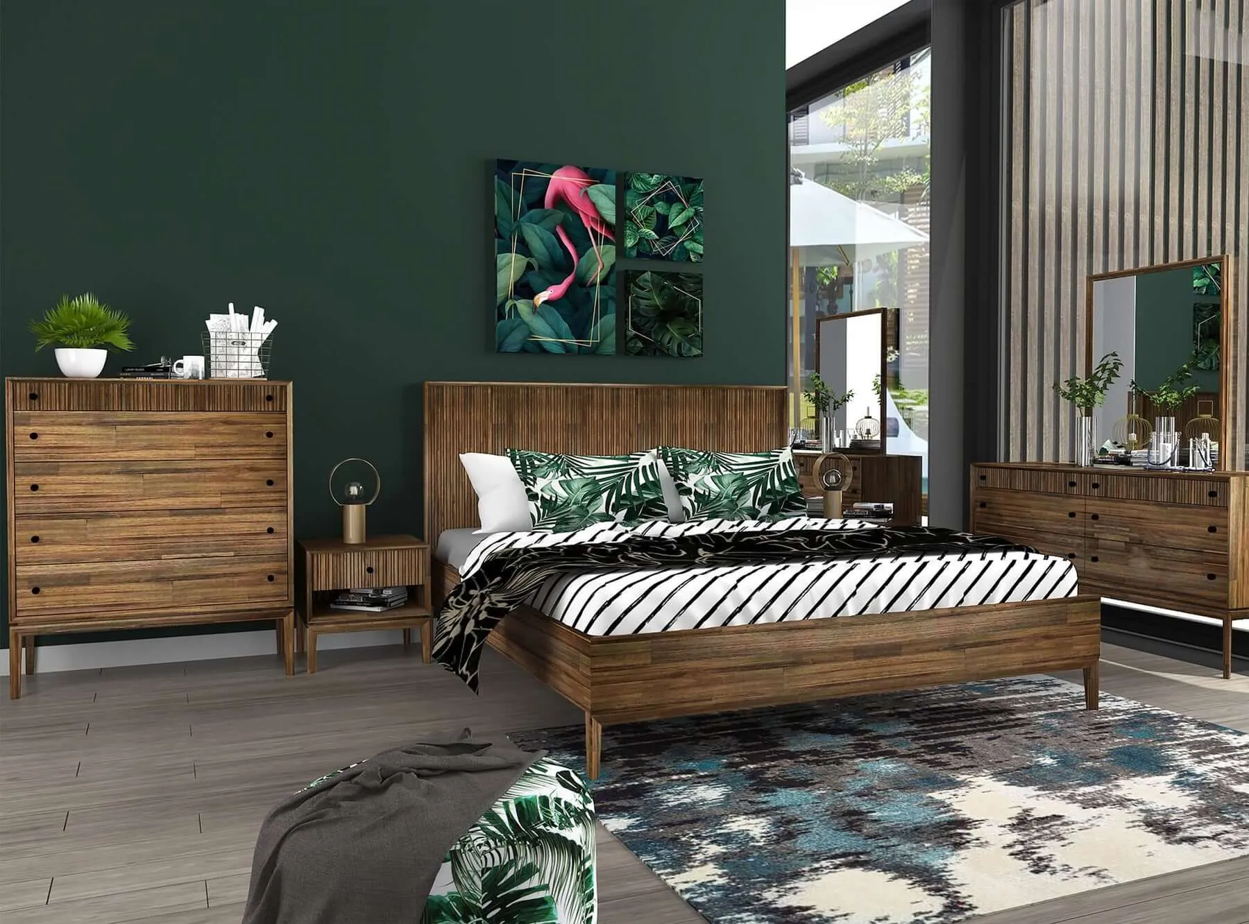 West 5 Drawer Dresser